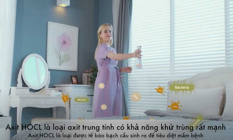 Nước HOCL giải pháp hoàn hảo để khử trùng, sát khuẩn gia đình trong mùa dịch